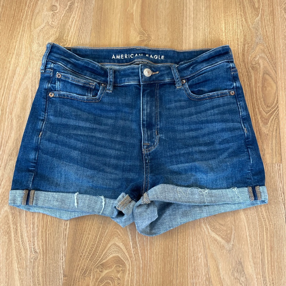 American Eagle Denim Shorts Size 10